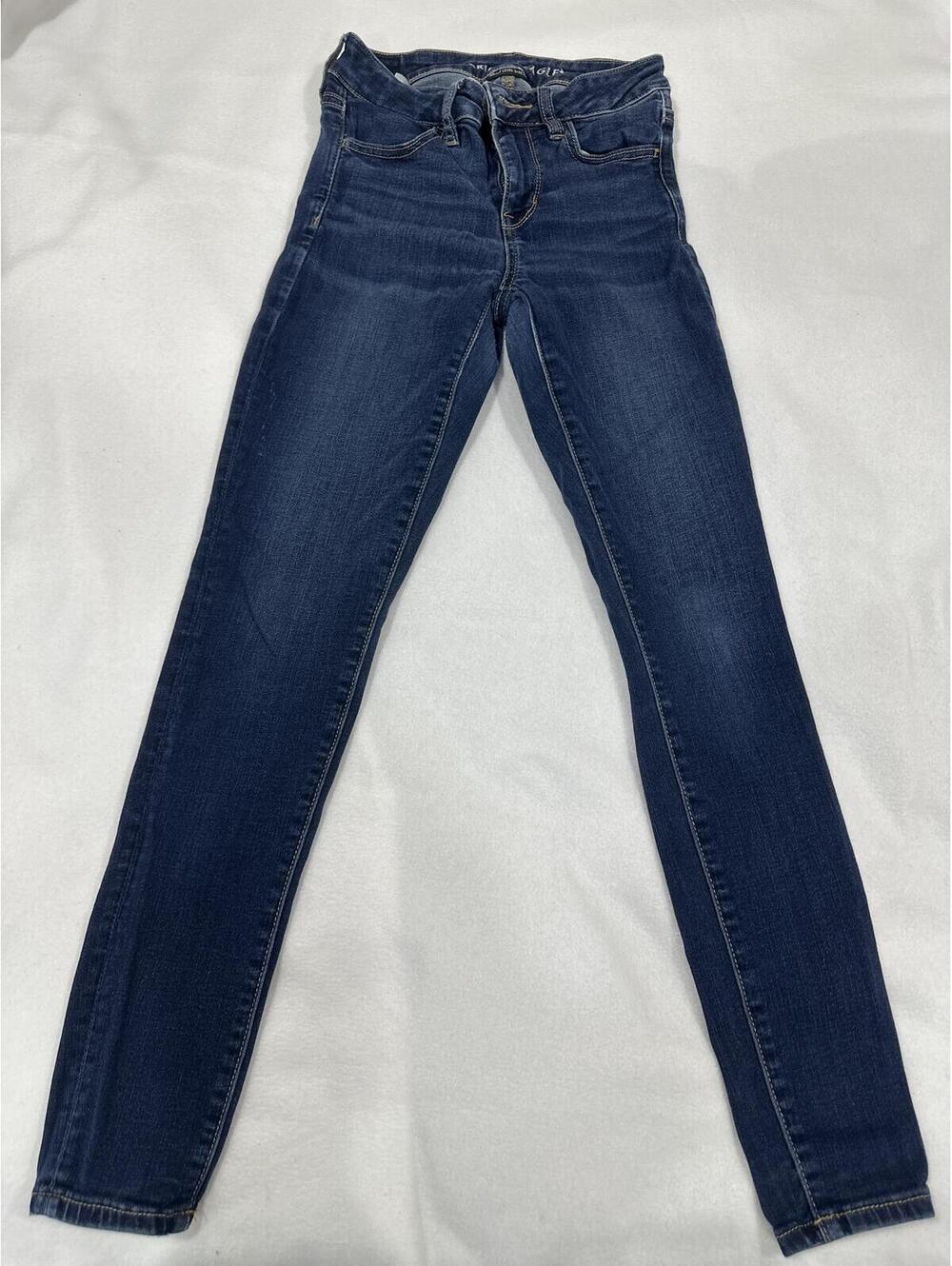 American Eagle Next Level Stretch Mid Rise Skinny Jeans Size